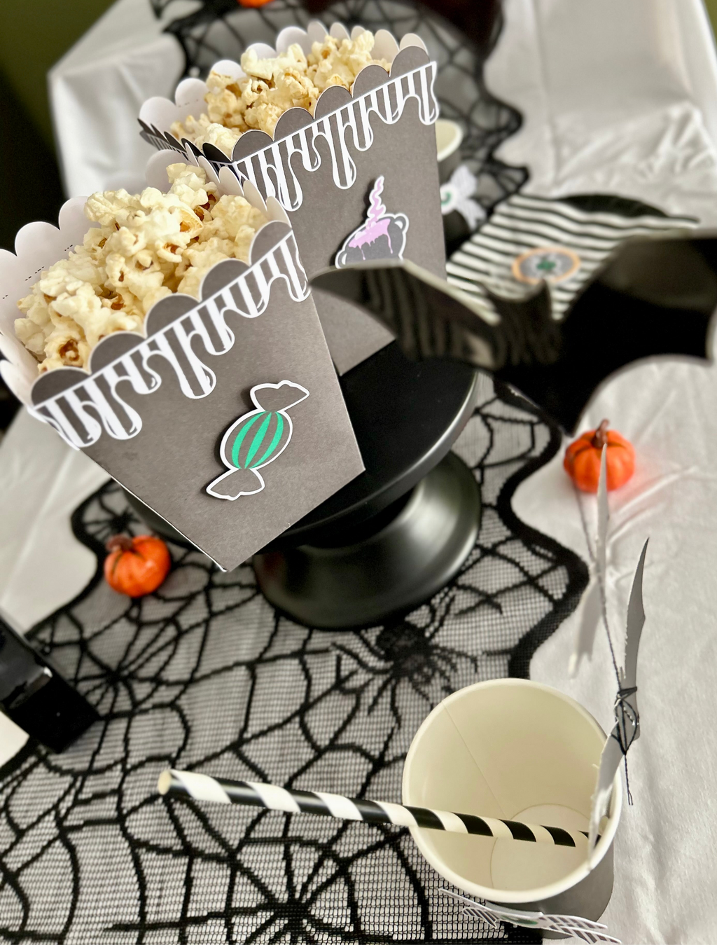 Pot à Pop-Corn Chaudron-Bonbon (vide) x2