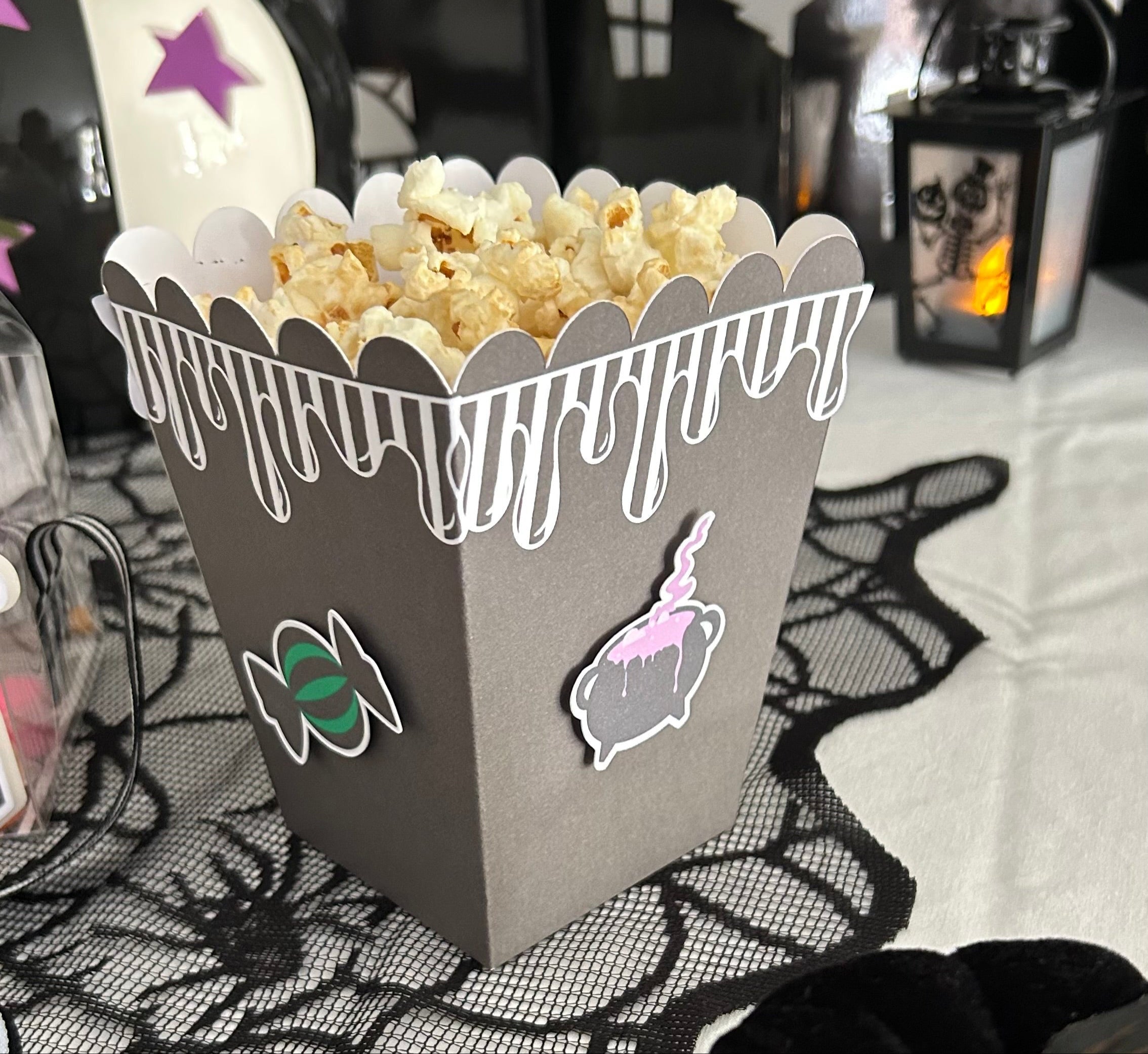 Pot à Pop-Corn Chaudron-Bonbon (vide) x2