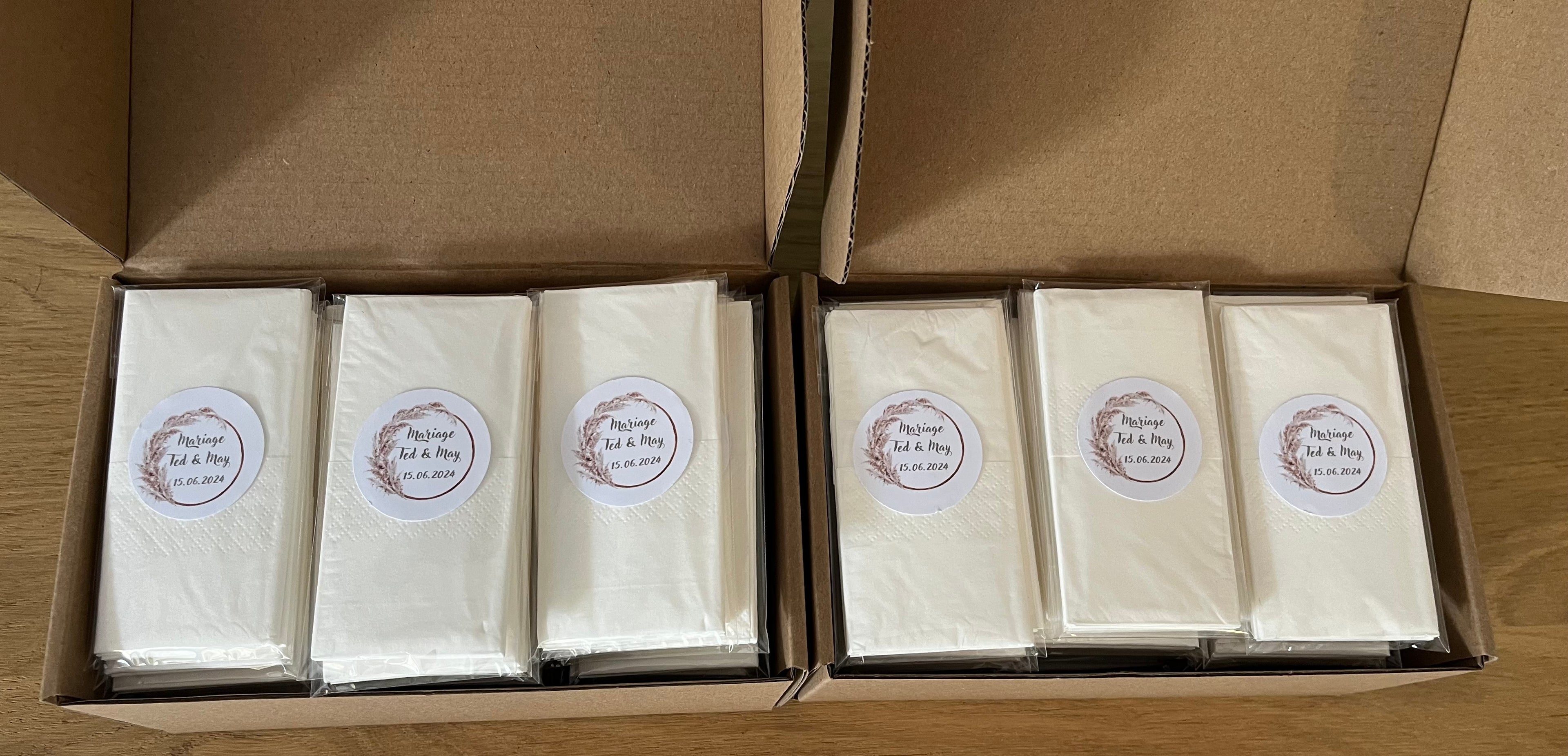 Étuis fermé x2 mouchoirs