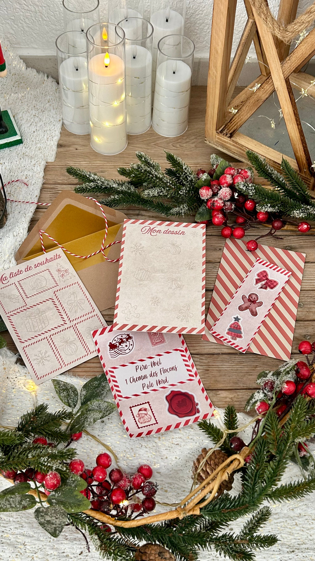 Coffret "ma jolie Lettre au père-Noël"