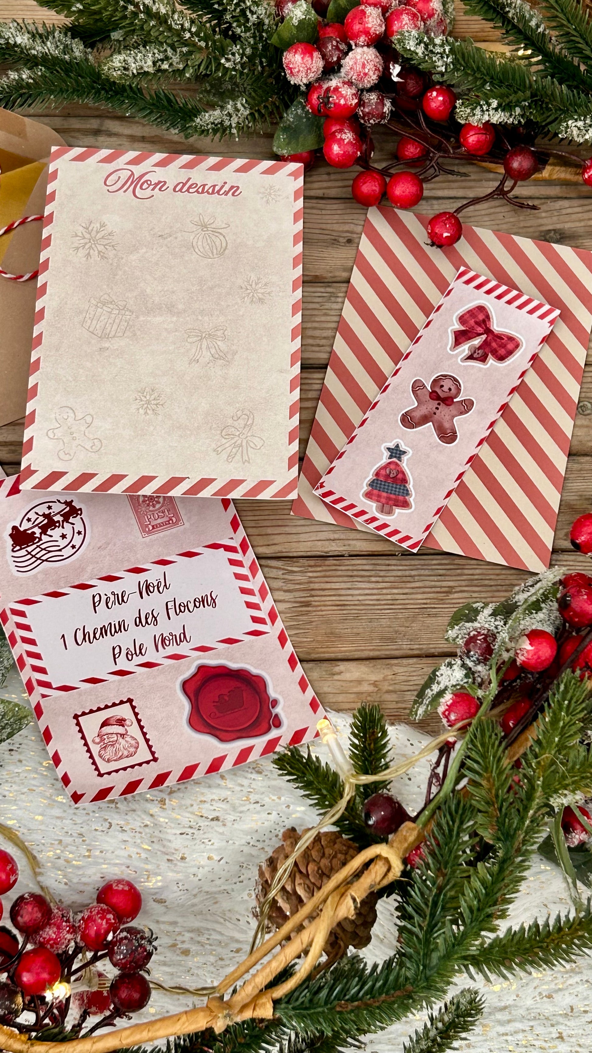 Coffret "ma jolie Lettre au père-Noël"