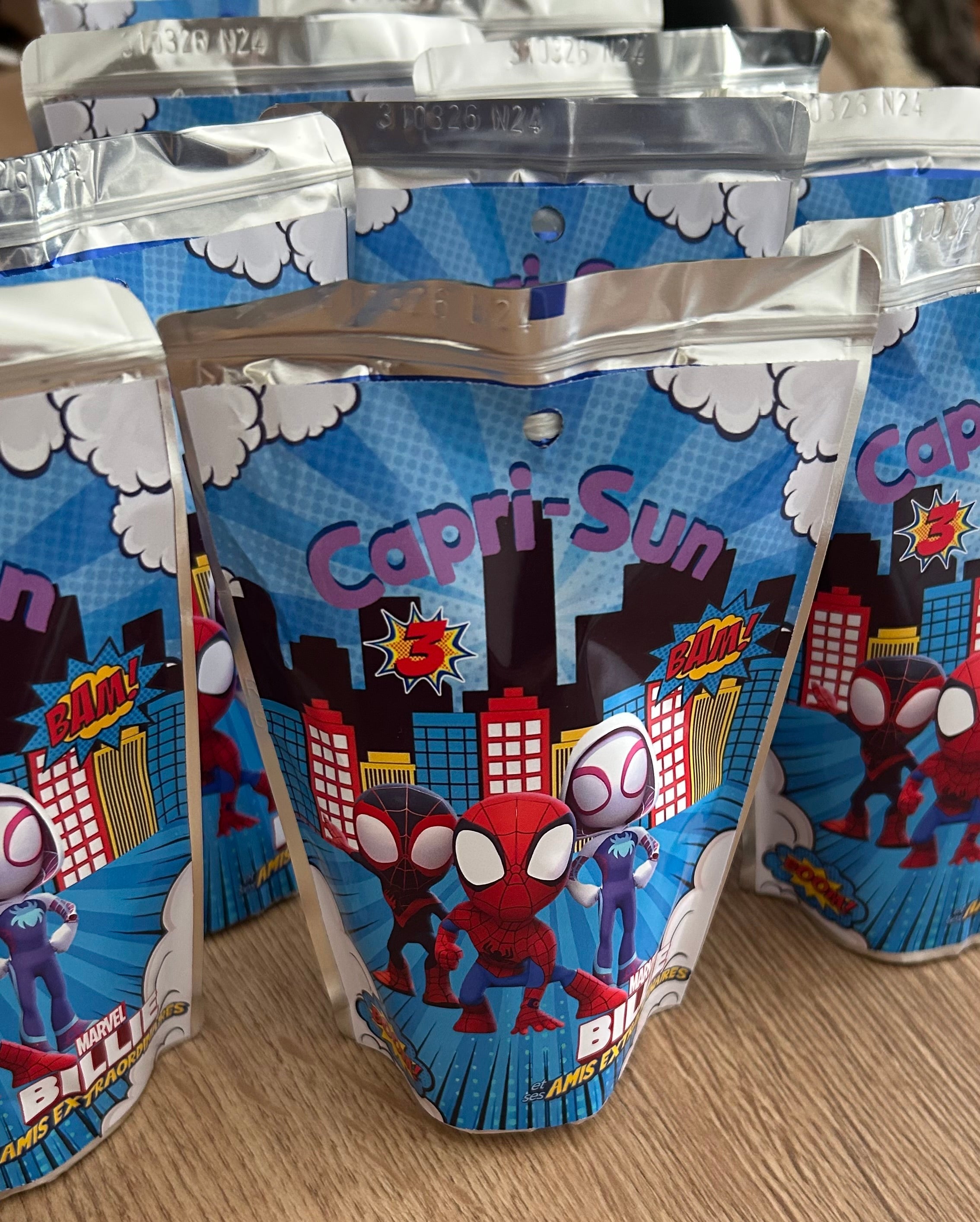 Étiquettes Caprisun x4